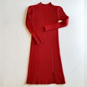 NWOT Women's Knit Dress Red XS